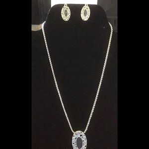 Necklace and earrings